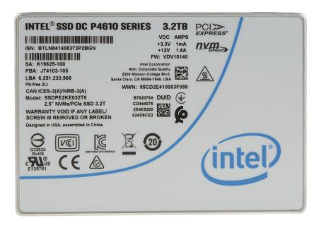 Intel SSD DC P4610 series data recovery