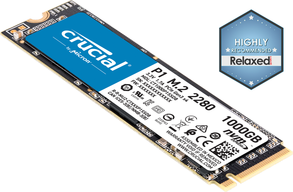 New Crucial P1 1TB NVMe SSD