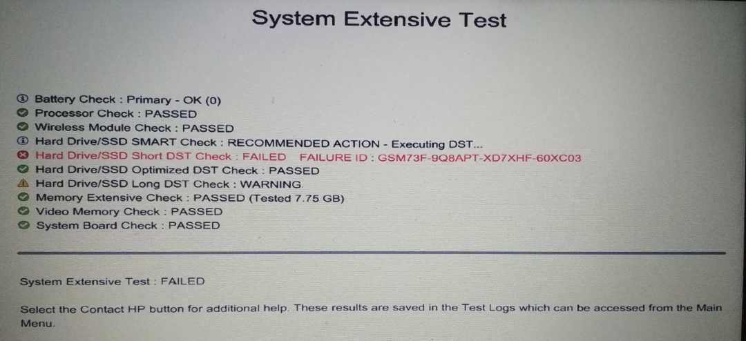 HP SSD data recovery