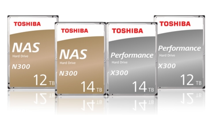 Toshiba HDDs for desktops and NAS recovery